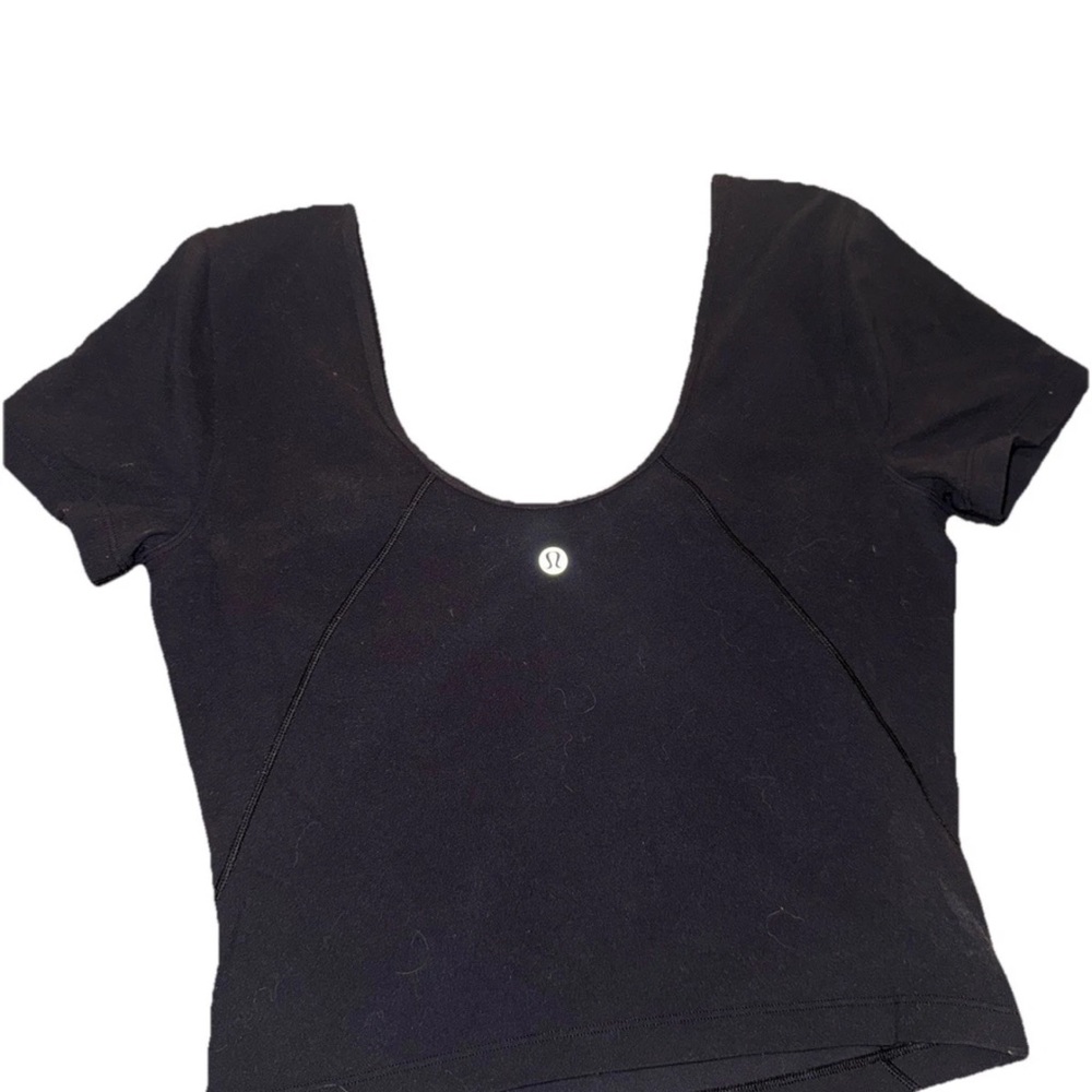 Lululemon Black Align Tee W Scoop Neck Women’s 6